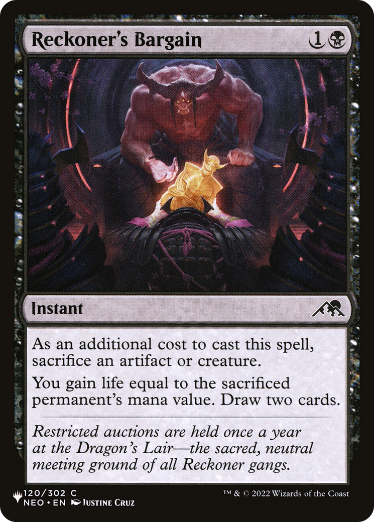 Reckoner's Bargain [The List] - Destination Retro
