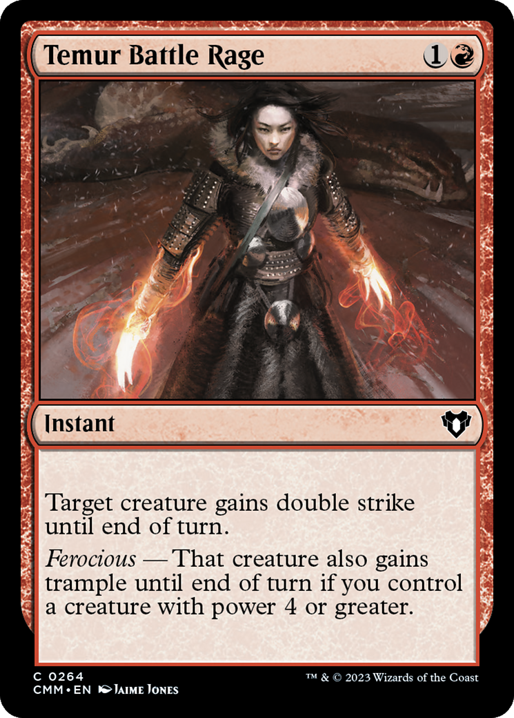 Temur Battle Rage [Commander Masters] - Destination Retro