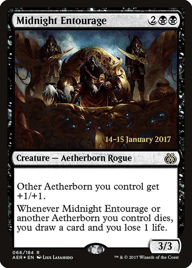 Midnight Entourage [Aether Revolt Prerelease Promos] - Destination Retro