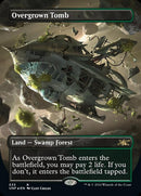 Overgrown Tomb (Borderless) (Galaxy Foil) [Unfinity] - Destination Retro