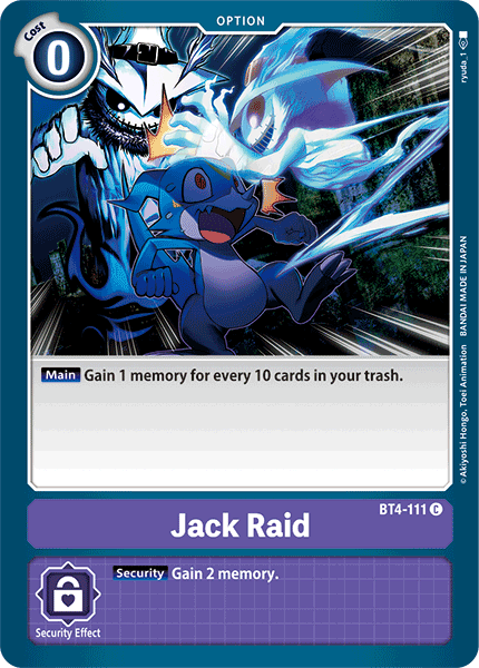 Jack Raid [BT4-111] [Great Legend] - Destination Retro