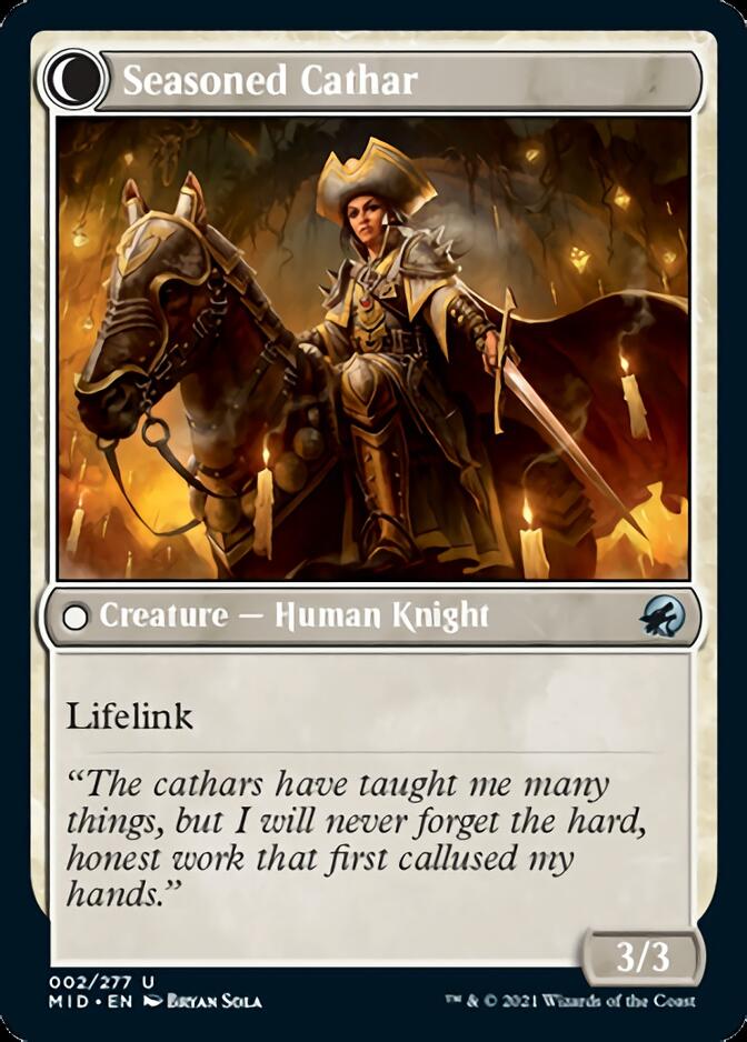 Ambitious Farmhand // Seasoned Cathar [Innistrad: Midnight Hunt] - Destination Retro
