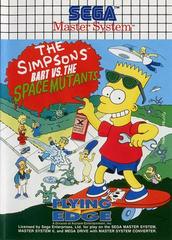 The Simpsons Bart vs the Space Mutants - PAL Sega Master System - Destination Retro