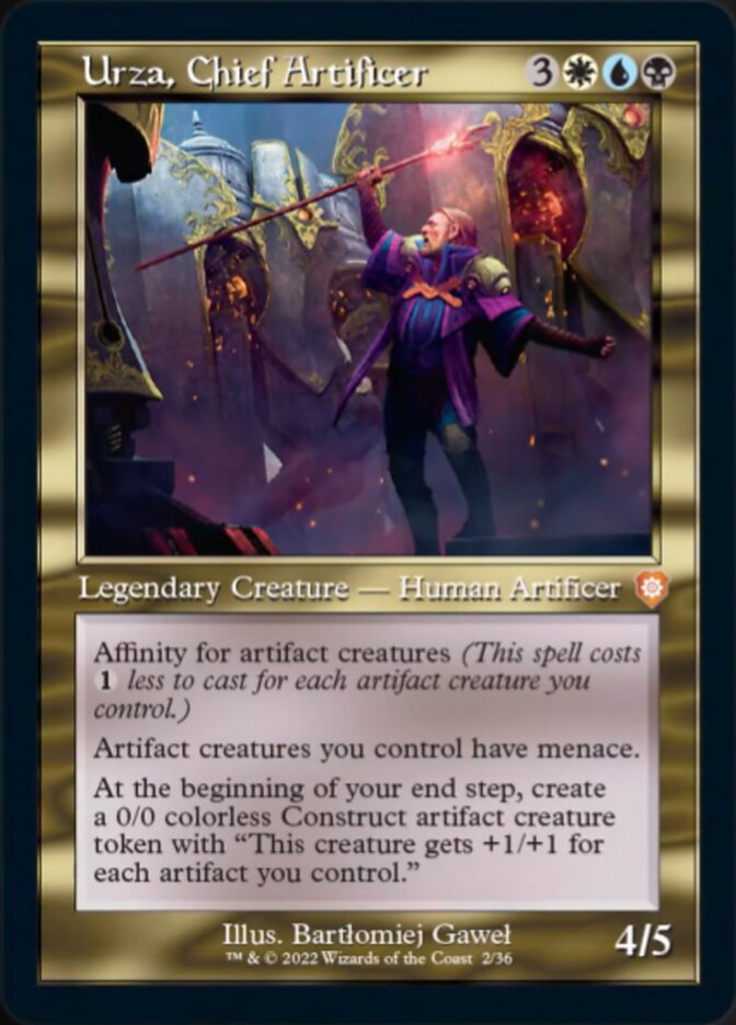 Urza, Chief Artificer (002) (Retro) [The Brothers' War Commander] - Destination Retro