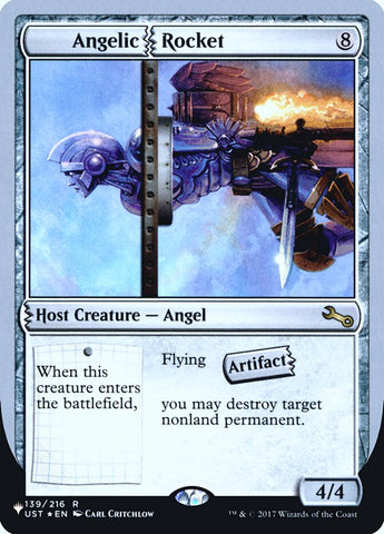 Angelic Rocket (Unfinity Foil Edition) [The List] - Destination Retro