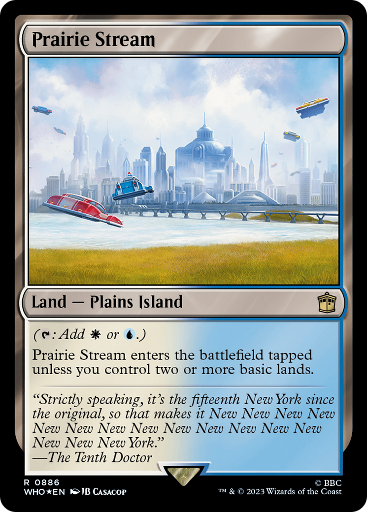 Prairie Stream (Surge Foil) [Doctor Who] - Destination Retro