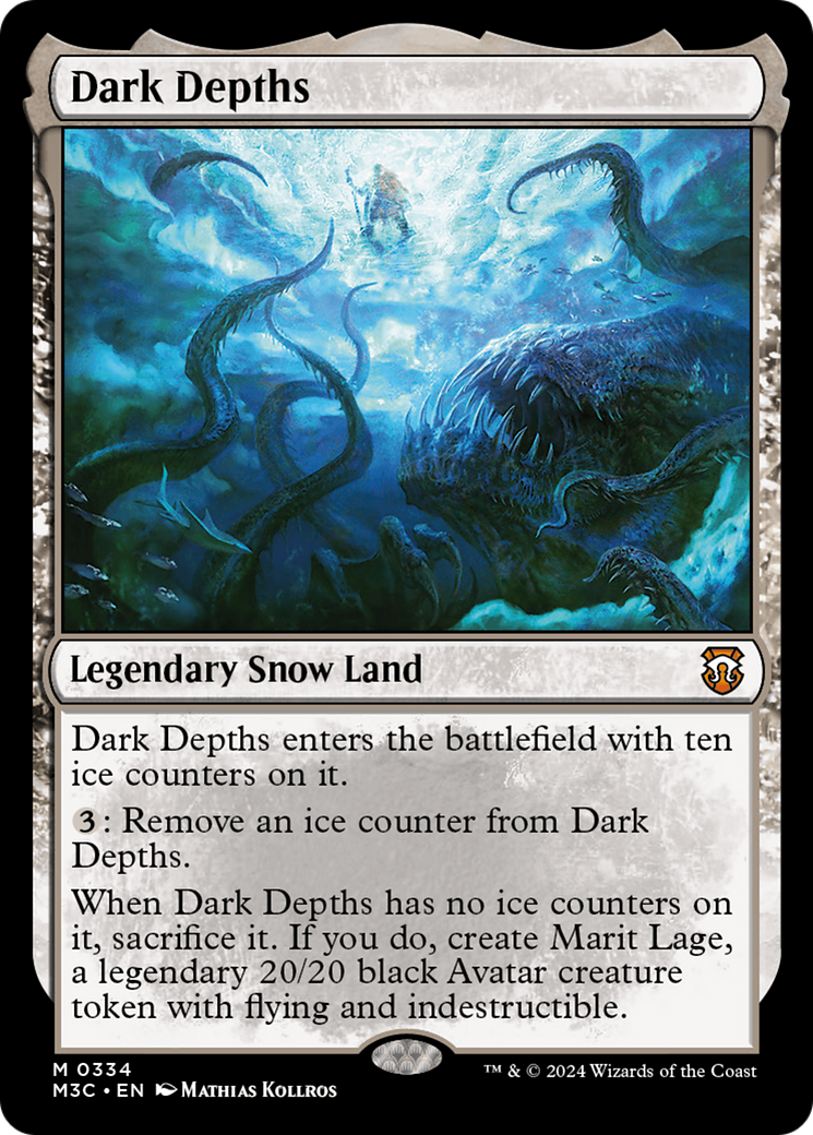 Dark Depths (Ripple Foil) [Modern Horizons 3 Commander] - Destination Retro
