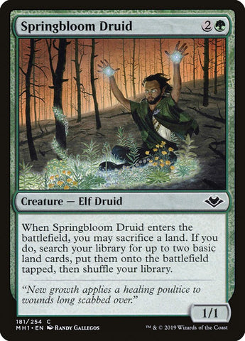 Springbloom Druid [Modern Horizons] - Destination Retro