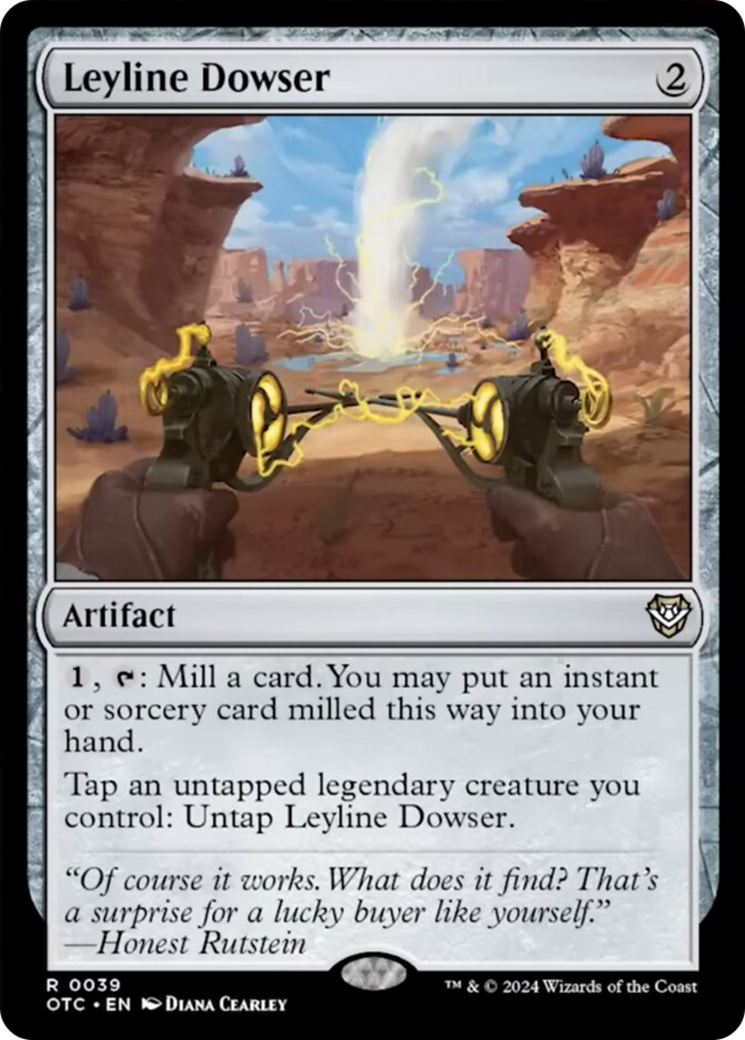 Leyline Dowser [Outlaws of Thunder Junction Commander] - Destination Retro