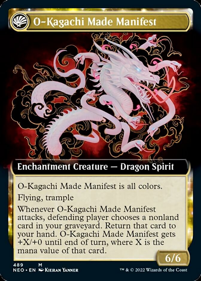 The Kami War // O-Kagachi Made Manifest (Extended Art) [Kamigawa: Neon Dynasty] - Destination Retro