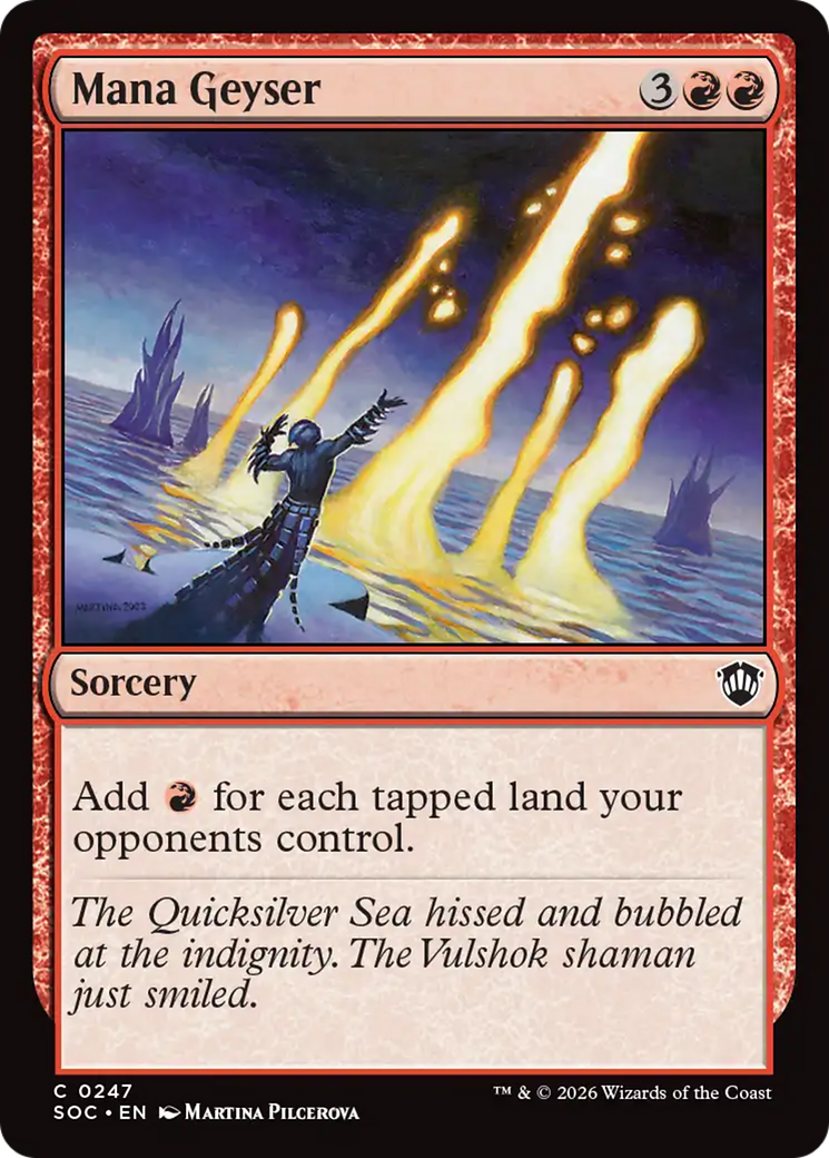 Mana Geyser [Secrets of Strixhaven Commander] - Destination Retro
