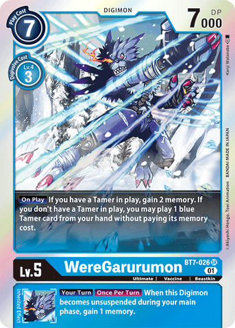 WereGarurumon [BT7-026] [Next Adventure] - Destination Retro