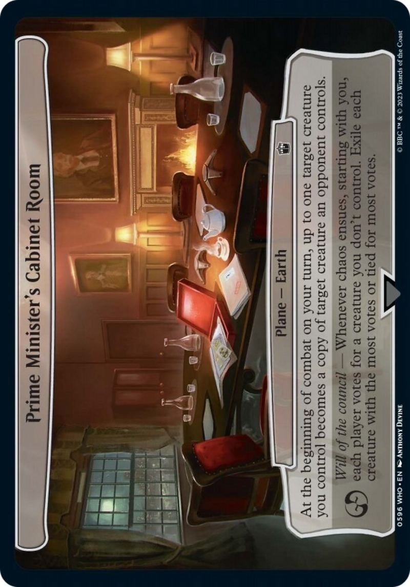 Prime Minister's Cabinet Room [Doctor Who] - Destination Retro