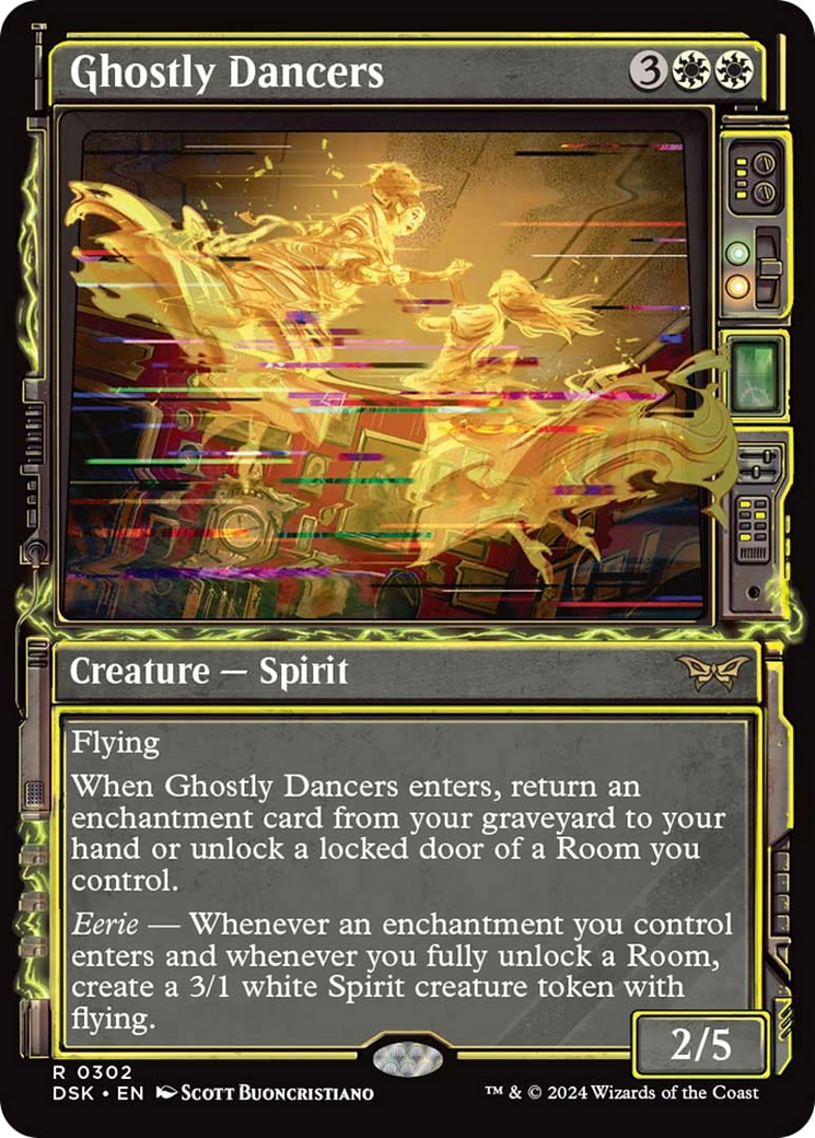 Ghostly Dancers (Showcase) [Duskmourn: House of Horror] - Destination Retro