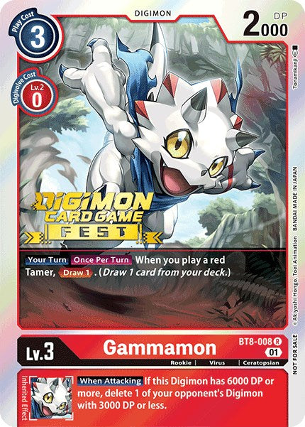 Gammamon [BT8-008] (Digimon Card Game Fest 2022) [New Awakening Promos] - Destination Retro