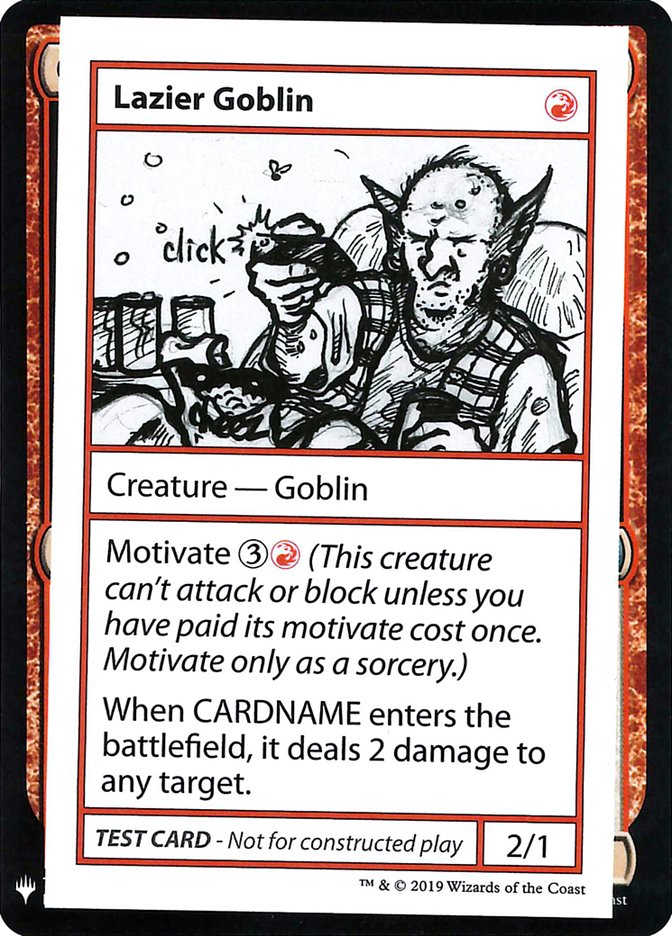 Lazier Goblin [Mystery Booster Playtest Cards] - Destination Retro