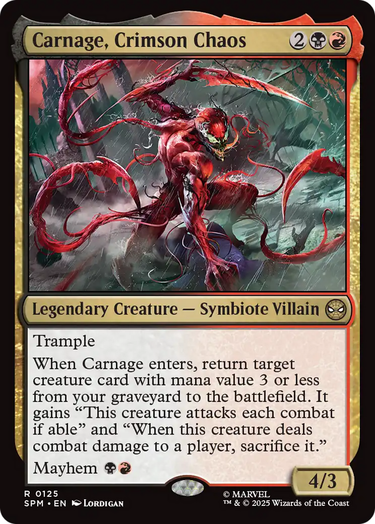 Carnage, Crimson Chaos [Marvel's Spider-Man] - Destination Retro