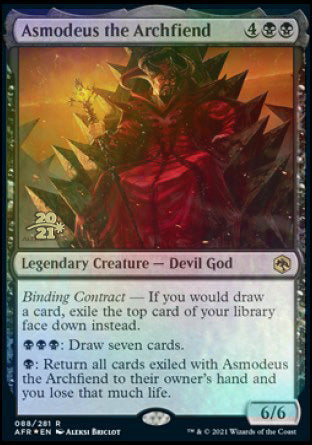 Asmodeus the Archfiend [Dungeons & Dragons: Adventures in the Forgotten Realms Prerelease Promos] - Destination Retro