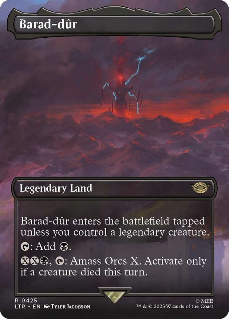 Barad-dur (Borderless Alternate Art) (425) [The Lord of the Rings: Tales of Middle-Earth] - Destination Retro