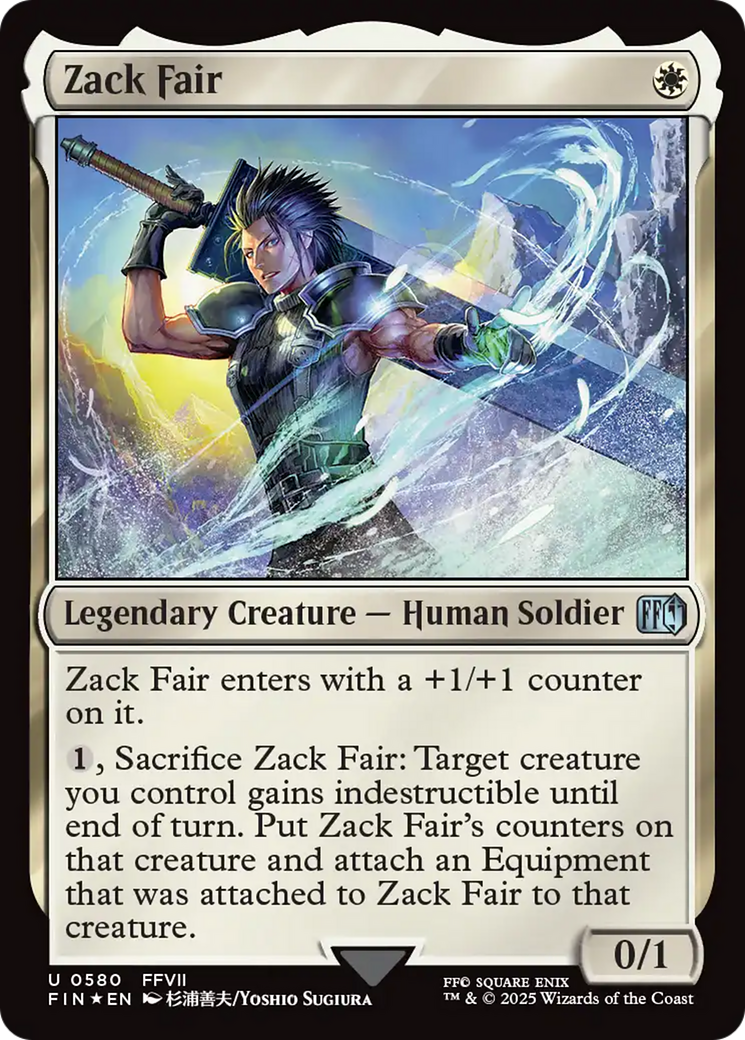 Zack Fair (Surge Foil) [FINAL FANTASY] - Destination Retro