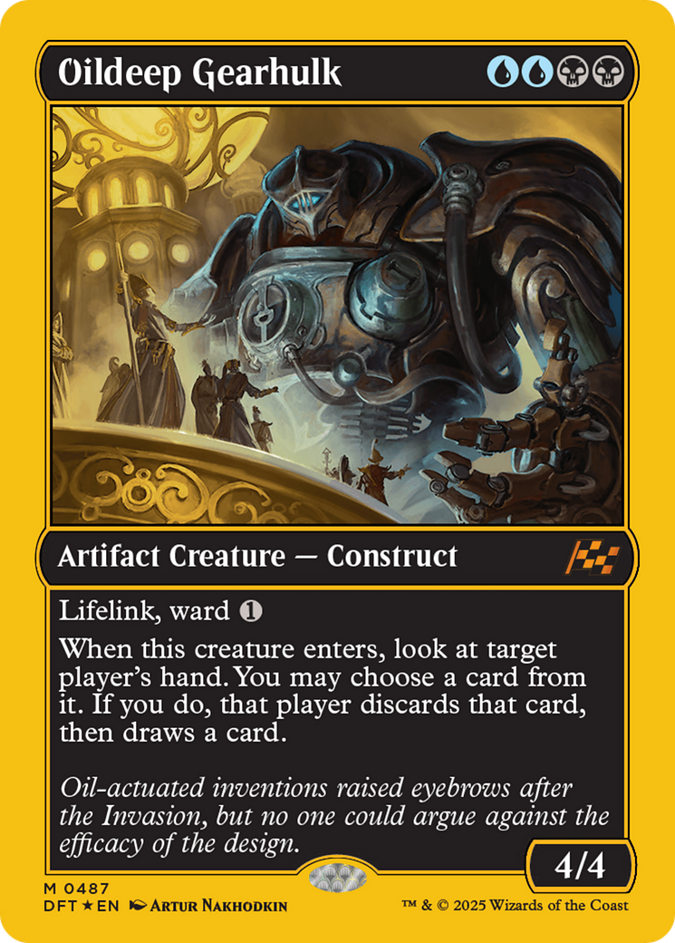 Oildeep Gearhulk (First-Place Foil) [Aetherdrift] - Destination Retro