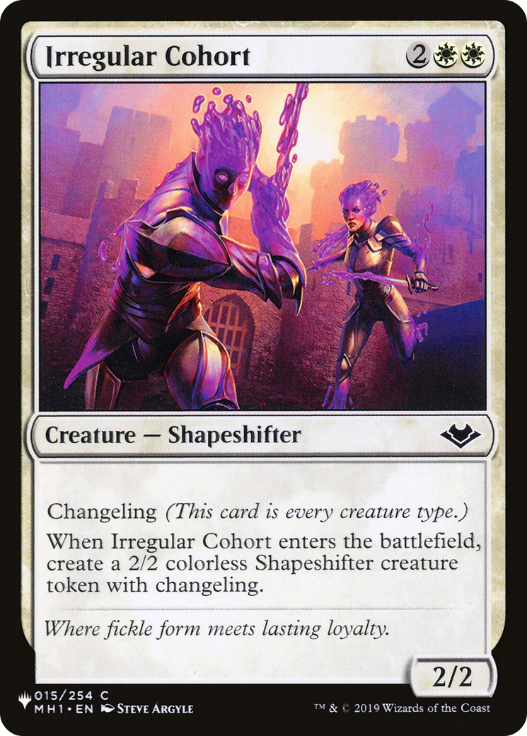 Irregular Cohort [The List] - Destination Retro
