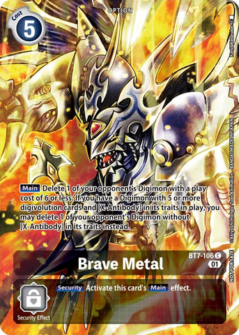 Brave Metal [BT7-106] (Premium Deck Set) [Next Adventure Promos] - Destination Retro