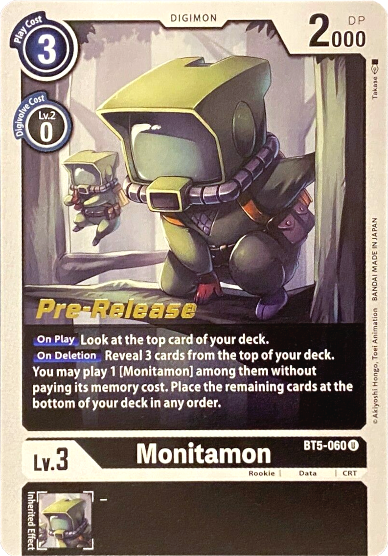 Monitamon [BT5-060] [Battle of Omni Pre-Release Promos] - Destination Retro