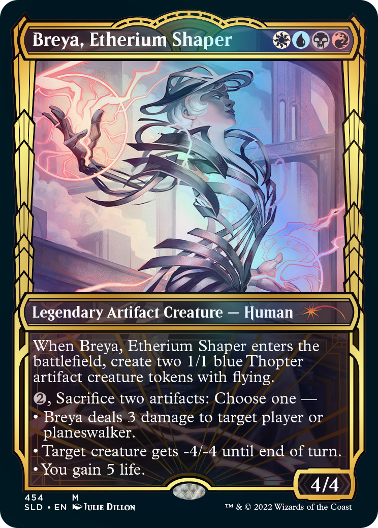 Breya, Etherium Shaper (Showcase Gilded Foil) [Secret Lair Drop Series] - Destination Retro
