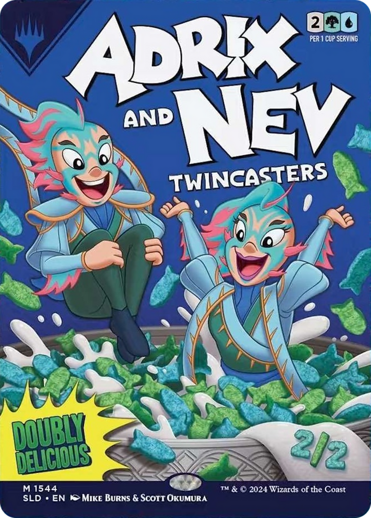 Adrix and Nev, Twincasters (Rainbow Foil) [Secret Lair Drop Series] - Destination Retro