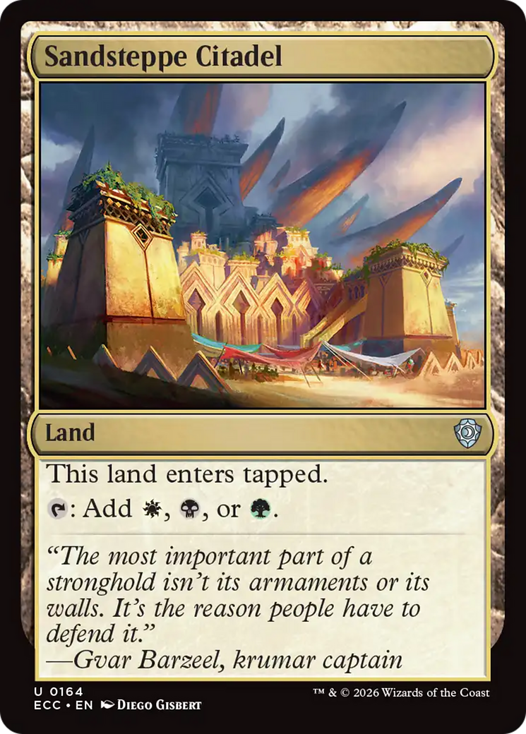 Sandsteppe Citadel [Lorwyn Eclipsed Commander] - Destination Retro