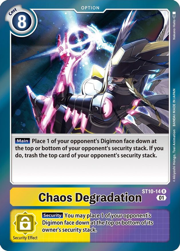 Chaos Degradation [ST10-14] [Starter Deck: Parallel World Tactician] - Destination Retro