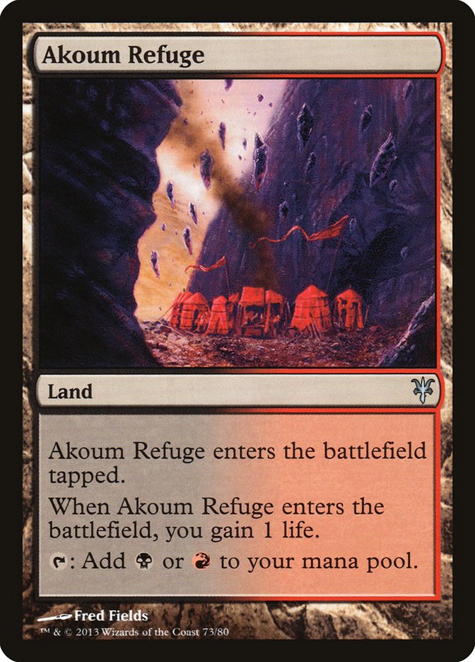 Akoum Refuge [Duel Decks: Sorin vs. Tibalt] - Destination Retro
