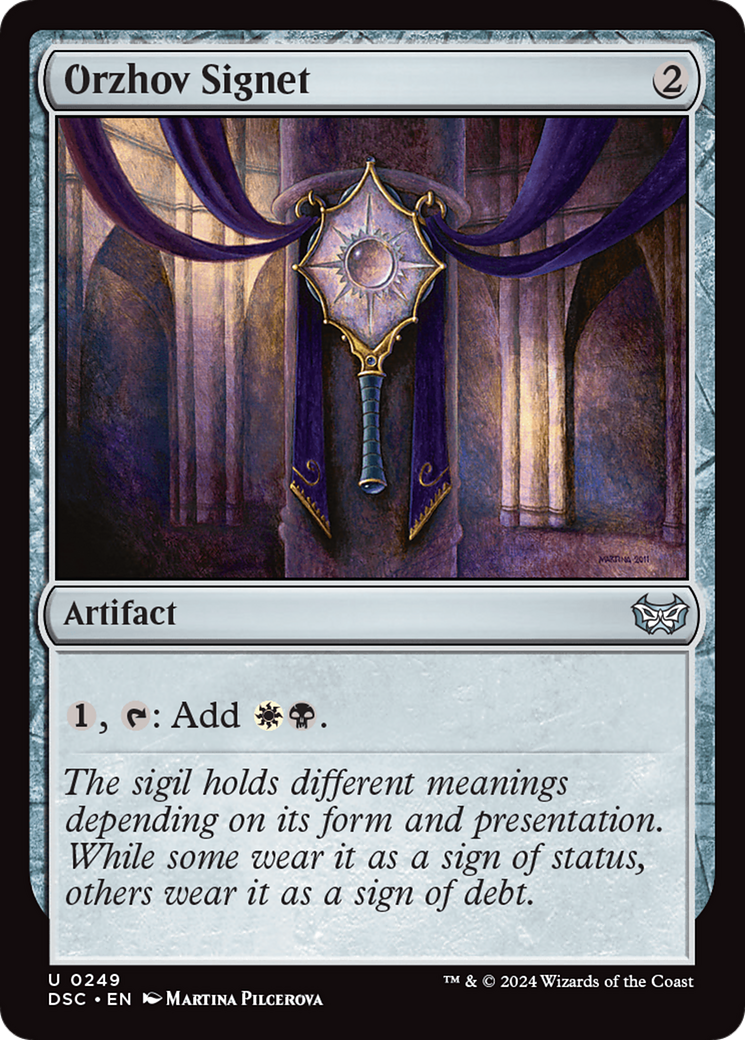 Orzhov Signet [Duskmourn: House of Horror Commander] - Destination Retro