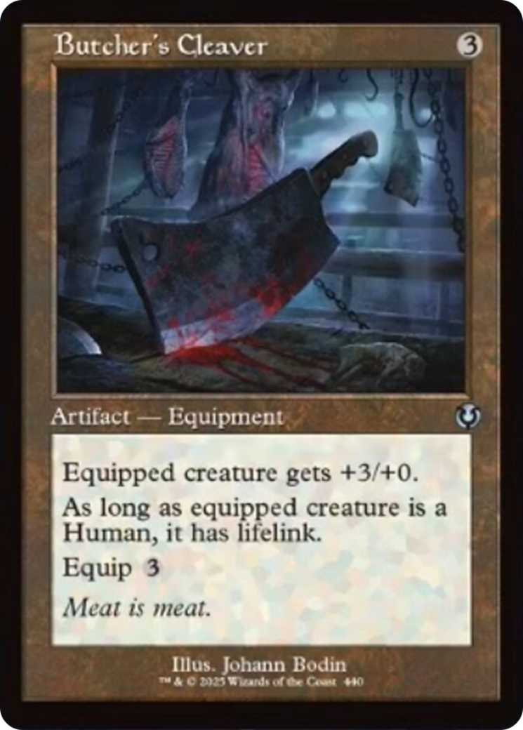 Butcher's Cleaver (Retro Frame) [Innistrad Remastered] - Destination Retro