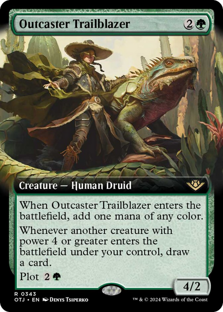 Outcaster Trailblazer (Extended Art) [Outlaws of Thunder Junction] - Destination Retro