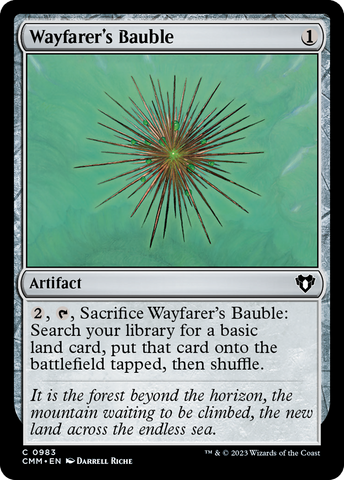 Wayfarer's Bauble [Commander Masters] - Destination Retro