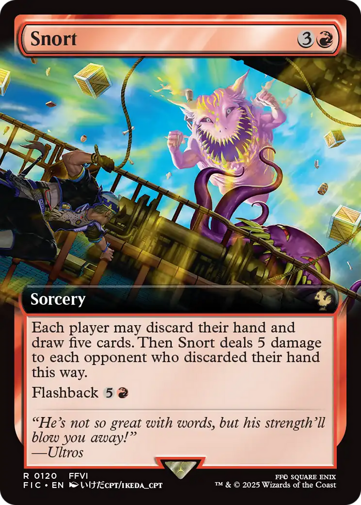 Snort (Extended Art) [FINAL FANTASY Commander] - Destination Retro