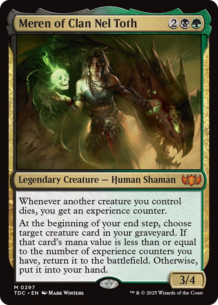 Meren of Clan Nel Toth [Tarkir: Dragonstorm Commander] - Destination Retro