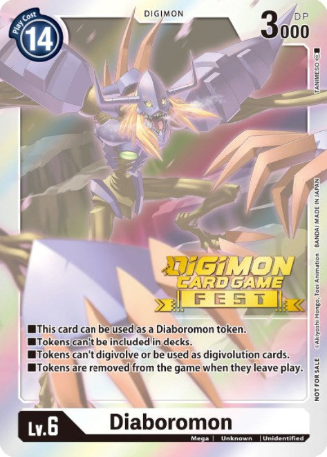 Diaboromon Token (Digimon Card Game Fest 2022) [Release Special Booster Promos] - Destination Retro
