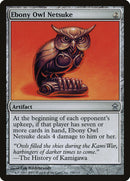 Ebony Owl Netsuke [Saviors of Kamigawa] - Destination Retro