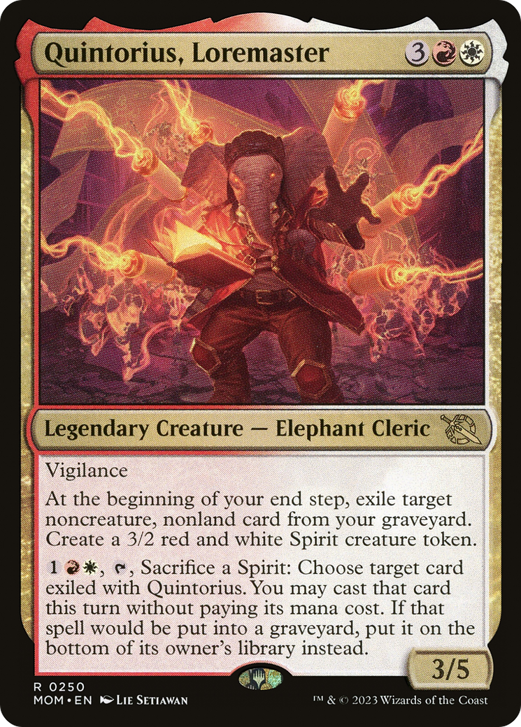 Quintorius, Loremaster [March of the Machine] - Destination Retro
