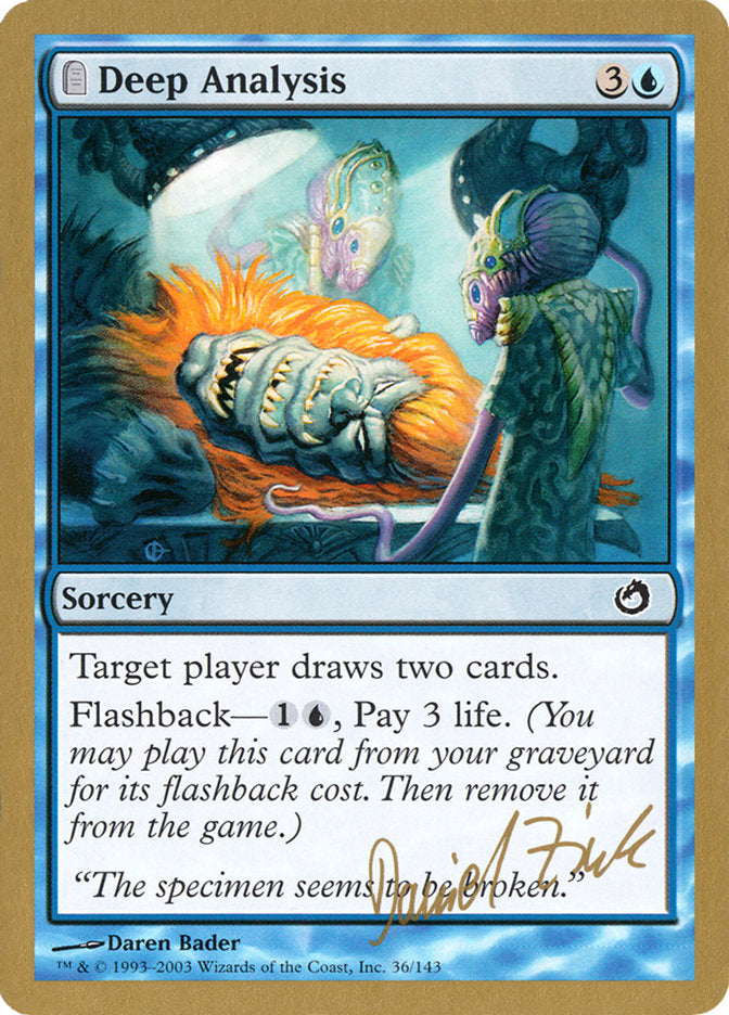 Deep Analysis (Daniel Zink) [World Championship Decks 2003] - Destination Retro