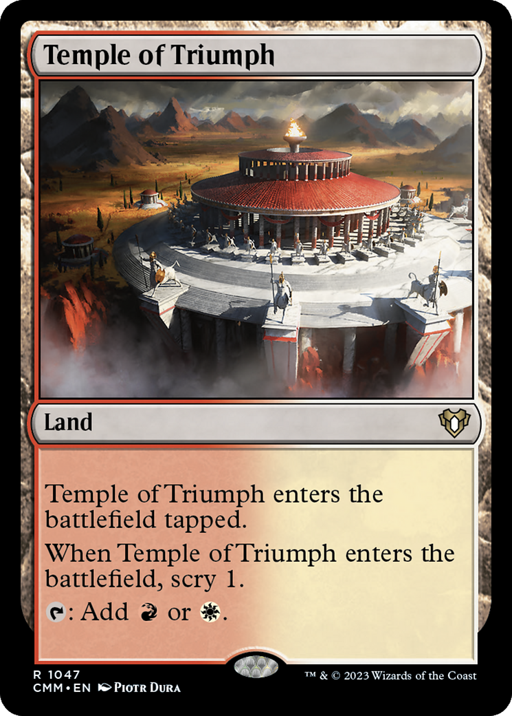 Temple of Triumph [Commander Masters] - Destination Retro