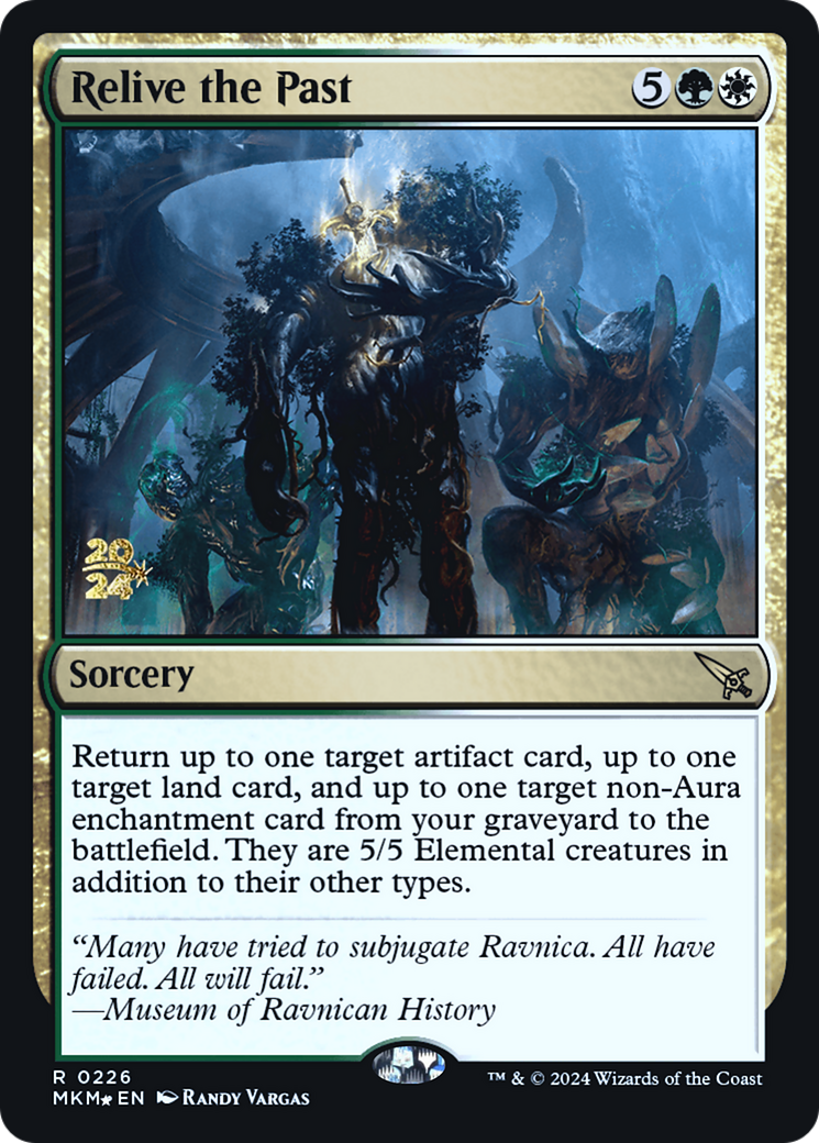 Relive the Past [Murders at Karlov Manor Prerelease Promos] - Destination Retro