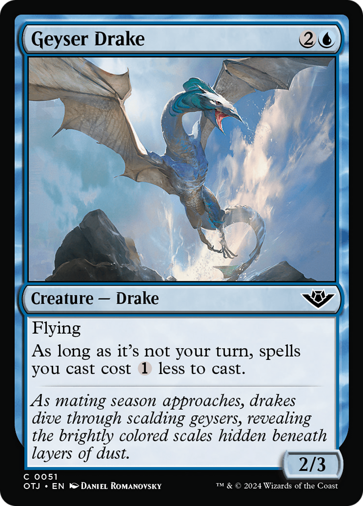 Geyser Drake [Outlaws of Thunder Junction] - Destination Retro