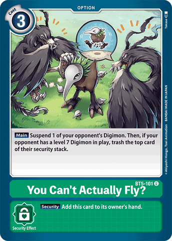You Can't Actually Fly? [BT5-101] [Battle of Omni] - Destination Retro