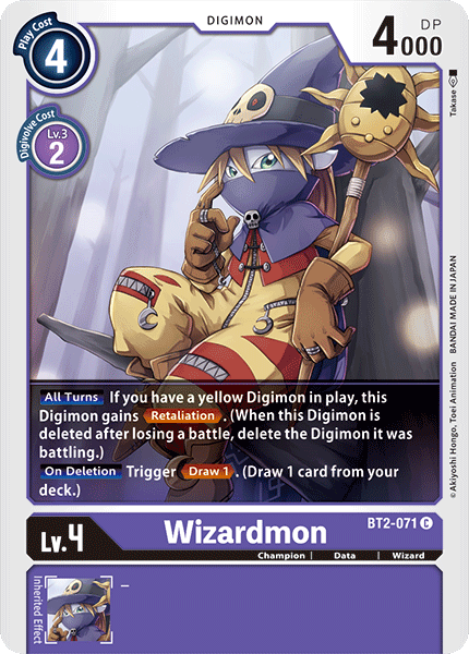 Wizardmon [BT2-071] [Release Special Booster Ver.1.0] - Destination Retro