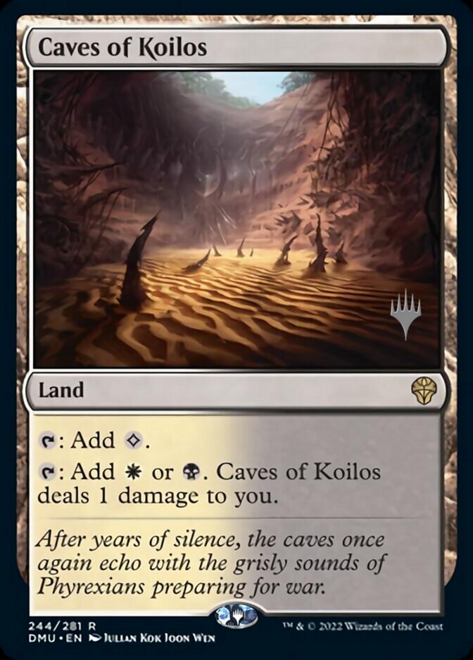 Caves of Koilos (Promo Pack) [Dominaria United Promos] - Destination Retro