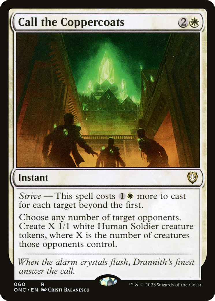 Call the Coppercoats [Phyrexia: All Will Be One Commander] - Destination Retro